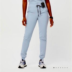 COPY - Figs dusty blue Zamora jogger scrubs.